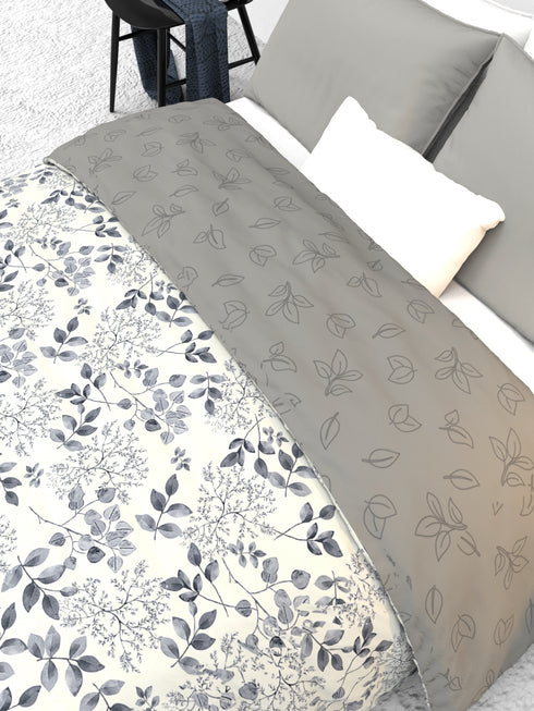 The White moss IDA Luxurious Super Soft AC Reversible Comforter
